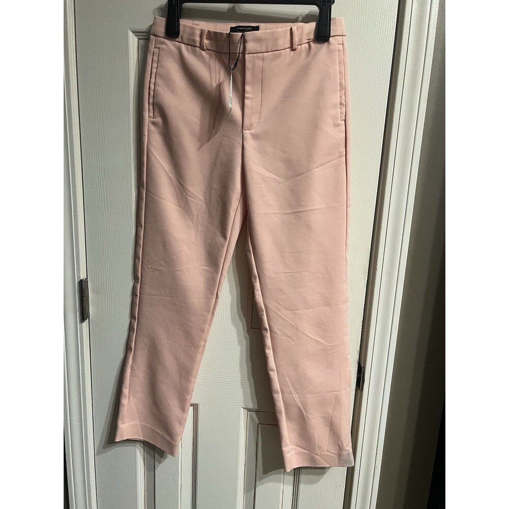Evenuel Womens S Blush Pink Peach Ankle Pants NWT Stretch Tailored Trousers